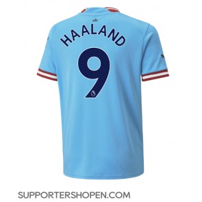 Manchester City Erling Haaland #9 Hemma Matchtröja 2022-23 Kortärmad